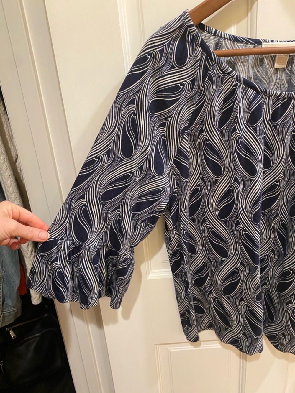 Michael Kors patterned top, women’s large
